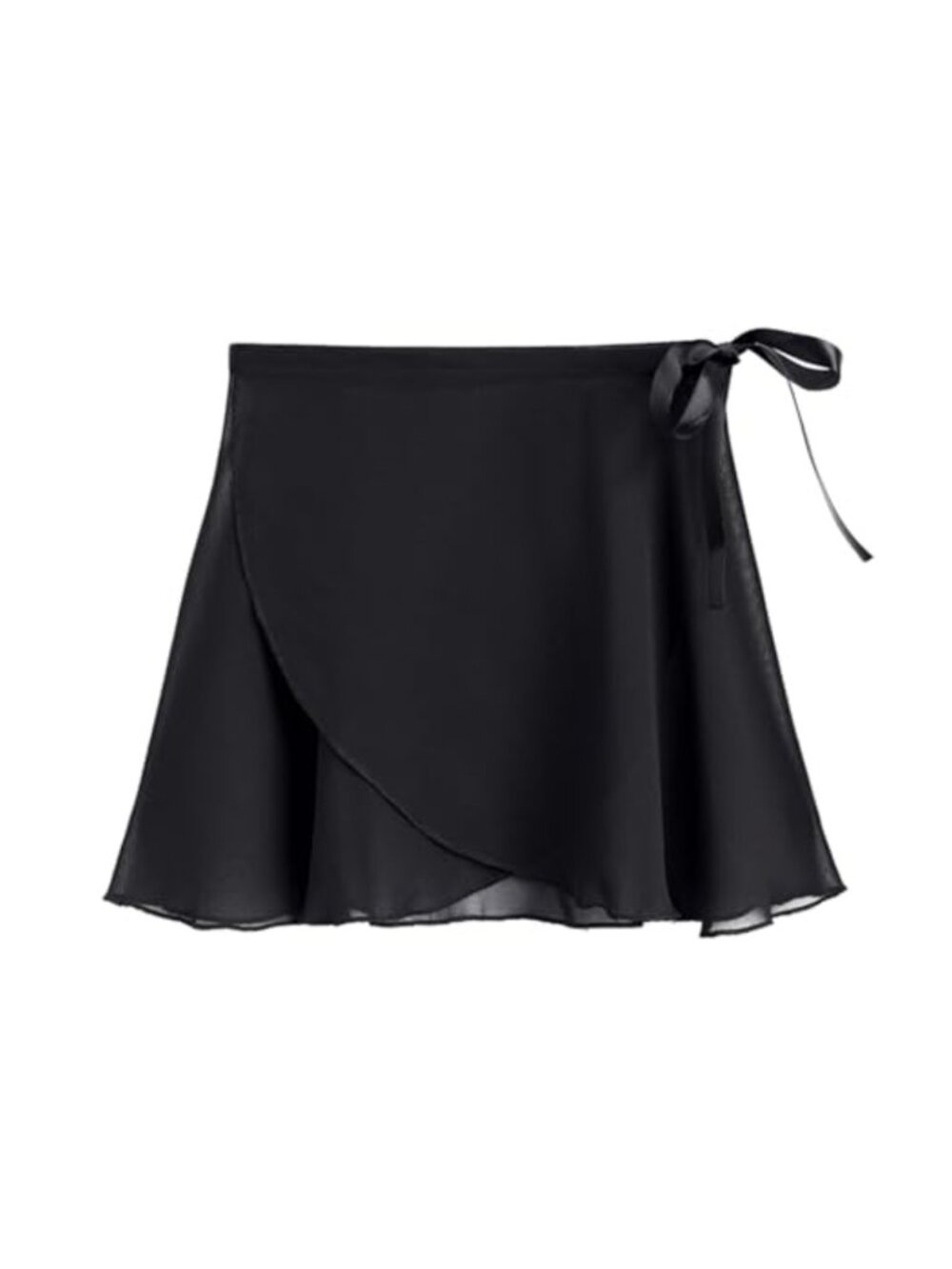 Women's Chiffon Wrap Ballet Dance Skirt Adjustable Tie